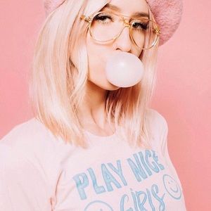 Top Knot Goods Play Nice Girls Cropped Tee